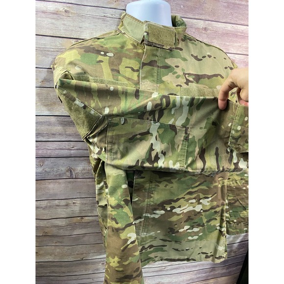 Men's PROPPER Military Coat Jacket, Green Pockets Size M/R Long Sleeve, NWOT - Picture 7 of 11